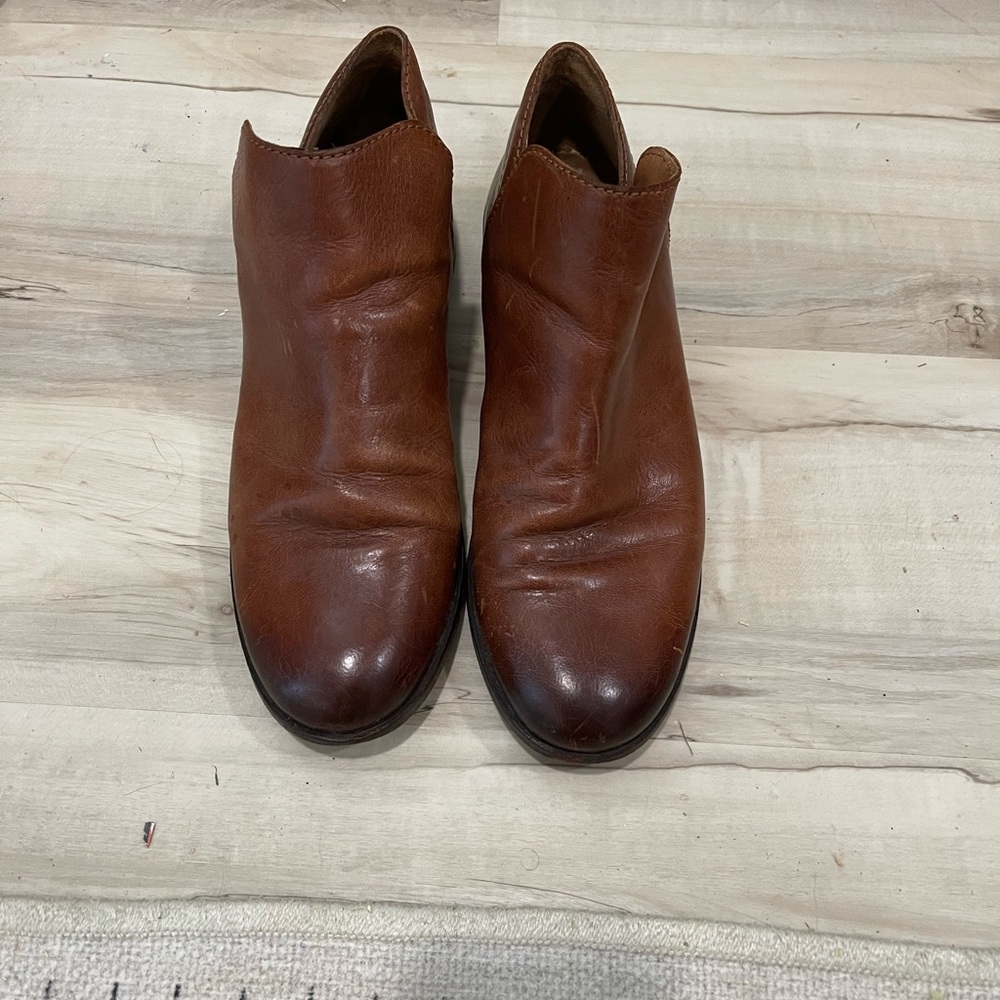 Frye Shootie Brown Leather